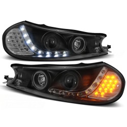 Phares FORD MONDEO 10.96-08.00 Feux de jour noir