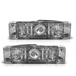 Clignotants avant chromés compatibles avec VW Golf 1 2 / Jetta / Polo 86C