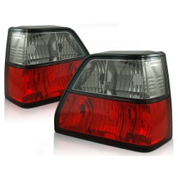 Feux arrière rouge fumé pour VW Golf 2 08.83-08.91