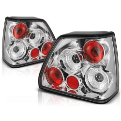 Feux arrière chromés pour VW Golf 2 08.83-08.91