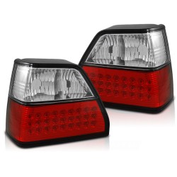 Feux arrière LED rouge blanc pour VW Golf 2 08.83-08.91