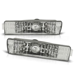 Clignotants avant chromés compatibles avec VW Golf 2 / Jetta