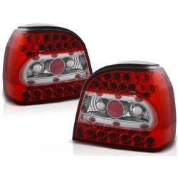 Feux arrière LED rouge blanc pour VW Golf 3 09.91-08.97