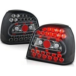 Feux arrière LED noirs pour VW Golf 3 09.91-08.97