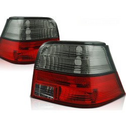 Feux arrière rouge fumé pour VW Golf 4 09.97-09.03
