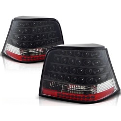 Feux arrière LED noirs pour VW Golf 4 09.97-09.03