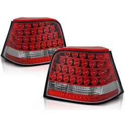 Feux arrière LED rouge blanc pour VW Golf 4 09.97-09.03