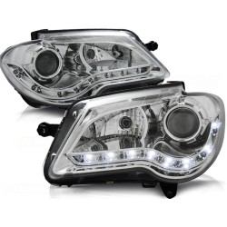 Phares de jour chromés pour VW Touran 06-10