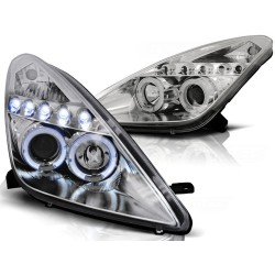 Phares TOYOTA CELICA T230 99-05 ANGEL EYES CHROME