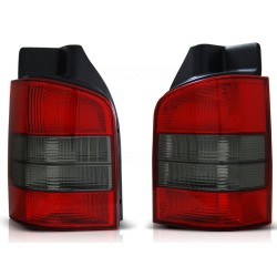 Feux arrière rouge fumé pour VW T5 04.03-09