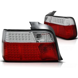 Feux arrière LED rouge blanc pour BMW E36 12.90-08.99 berline