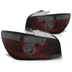Feux arrière LED rouge fumé pour SEAT IBIZA 6J 3D 06.08-