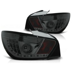 Feux arrière LED fumés pour SEAT IBIZA 6J 3D 06.08-