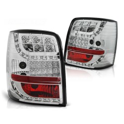 Feux arrière LED chromés avec indicateur LED pour VW Passat 3BG 00-04 Variant