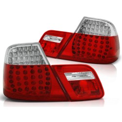 Feux arrière LED rouge blanc pour BMW E46 04.99-03.03 Coupé