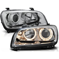Phares TOYOTA RAV4 06.94-06.00 ANGEL EYES CHROME