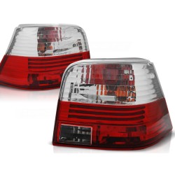 Feux arrière rouge blanc pour VW Golf 4 09.97-09.03