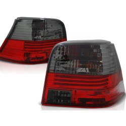 Feux arrière rouge fumé pour VW Golf 4 09.97-09.03