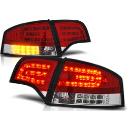 Feux arrière LED rouge blanc pour AUDI A4 B7 11.04-03.08 berline