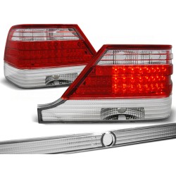 Feux arrière LED rouge blanc pour MERCEDES W140 95-10.98