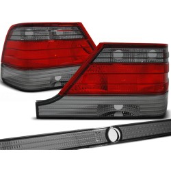 Feux arrière rouge fumé pour MERCEDES W140 95-10.98