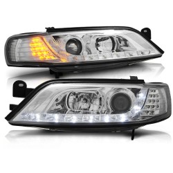 Phares OPEL VECTRA B 11.96-12.98 LED Chrome Daylight