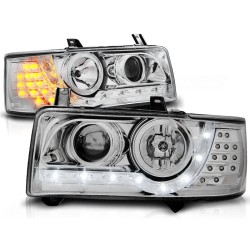 PHARES DIURNES CHROME pour VW T4 90-03.03 TRANSPORTER