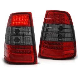 Feux arrière LED rouge fumé pour MERCEDES W124 E-KLASA KOMBI 09.85-95