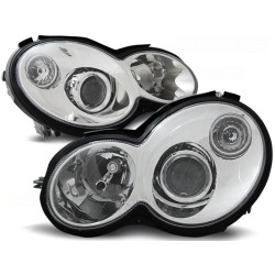 Phares chromés pour MERCEDES CL203 C-KLASA 00-04