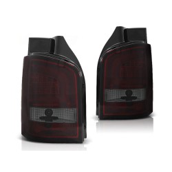 Feux arrière LED BAR rouge fumé pour VW T5 04.10-15