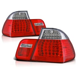 Feux arrière LED rouge blanc pour BMW E46 09.01-03.05 berline