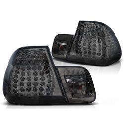 Feux arrière LED fumés compatibles BMW E46 09.01-03.05 berline