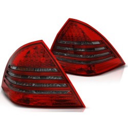 Feux arrière LED rouge fumé pour MERCEDES C-KLASA W203 SEDAN 00-04