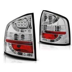 Feux arrière LED chromés pour SKODA OCTAVIA II KOMBI 04-12