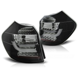 Feux arrière LED BAR noirs compatibles BMW E87 04-08.07