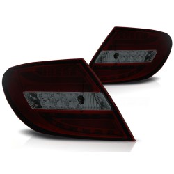 Feux arrière LED BAR rouge fumé pour MERCEDES C-KLASA W204 SEDAN 07-10