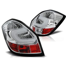 Feux arrière LED BAR chromés pour SKODA FABIA II 07-06.14