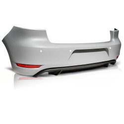 Pare-chocs arrière sport double PDC compatible VW Golf 6