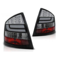 Feux arrière LED BAR noirs pour SKODA OCTAVIA II SEDAN 04-12