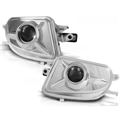 Feux de brouillard chromés compatibles avec MERCEDES W210 06.99-03.02 / CLK / SLK