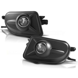 Feux de brouillard noirs compatibles MERCEDES W210 99-02/ CLK/ SLK