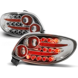 Feux arrière PEUGEOT 206 10.98- LED CHROME