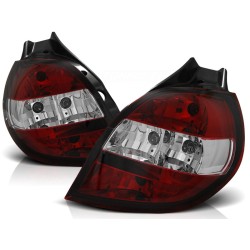 Feux arrière RENAULT CLIO 3 09.05-04.09 ROUGE BLANC