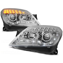 Phares OPEL ASTRA H 03.04-10 Feux de Jour Chrome