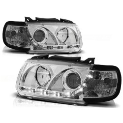 Phares diurnes chromés pour VW Polo 6N 10.94-09.99 Hatchback