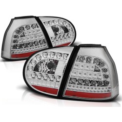 FEUX ARRIÈRE LED CHROME pour VW GOLF 5 10.03-09