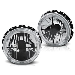 Phares Angel Eyes Chrome pour VW Golf 1 05.74-07.83