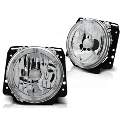 PHARES ANGEL EYES CHROME pour VW GOLF II 2 08.83-08.91