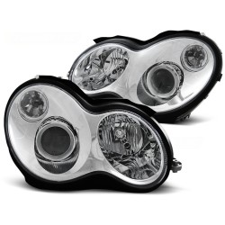 Phares chromés pour MERCEDES W203 C-KLASA 07.00-03.04