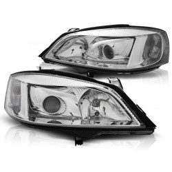 Phares OPEL ASTRA G 09.97-02.04 CHROME H7